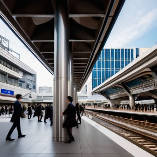 The Rhythms of the Ikebukuro Station Transit Hub.