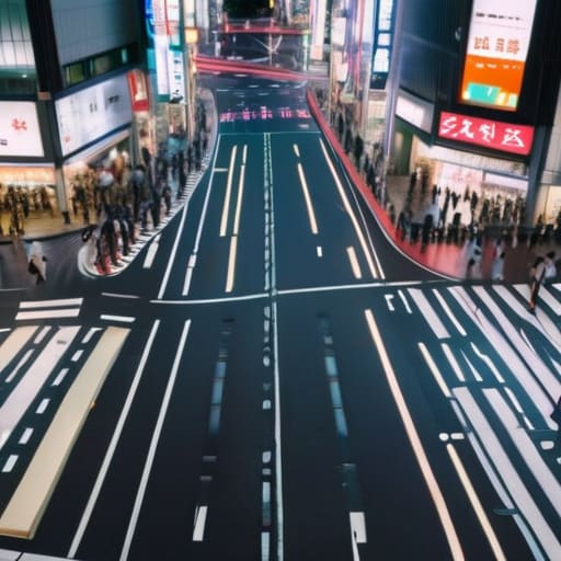 The Rhythms of the Tokyo Pedestrian Scramble.