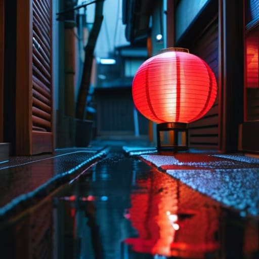Capturing the Cyberpunk Aesthetic Japan Offers at Dusk.