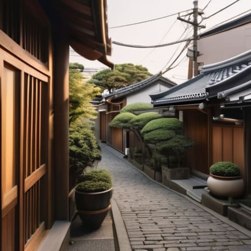 Exploring Japanese Neighborhoods on Foot to Find Hidden Breathings