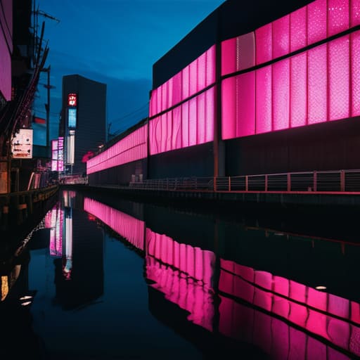 The Osaka Neon Lights Aesthetic in Motion