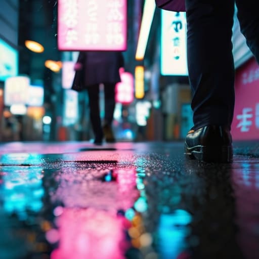 The Shinjuku Neon Lighting Techniques of a Living City.
