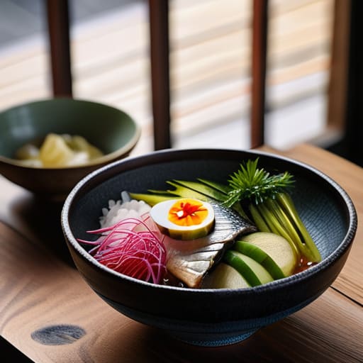 Traditional Japanese Breakfast Components Finding Rhythm in the Small Detai