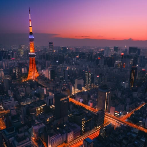 Tokyo sunset views Beyond the Viewfinder.