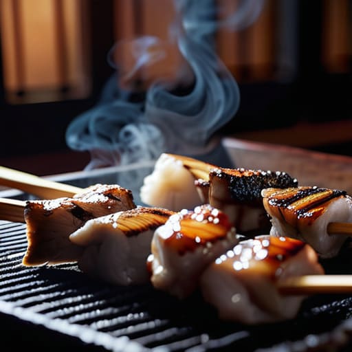 Yakitori grilling with The Final Ember.