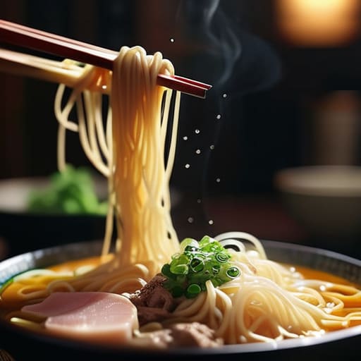 The Intense Geometry of Tsukemen in Ebisu.