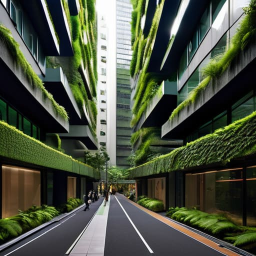 The Living Pulse of the Concrete greenery.