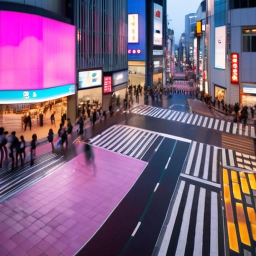 The Quiet After the Scramble in Shibuya.