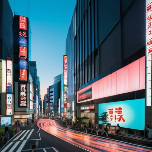 Tokyo's bustling streets: The Rhythm of the City.