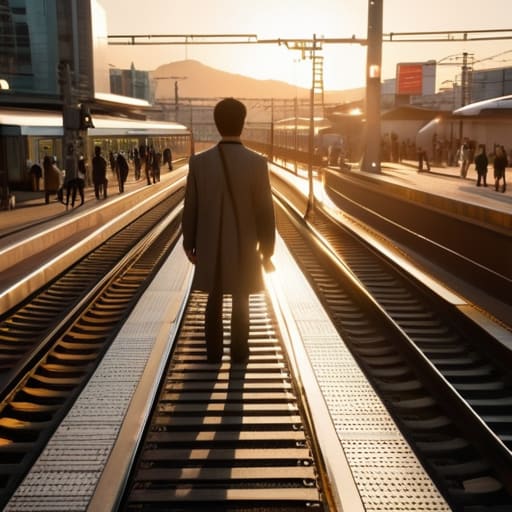 The View from the Platform in Japan.