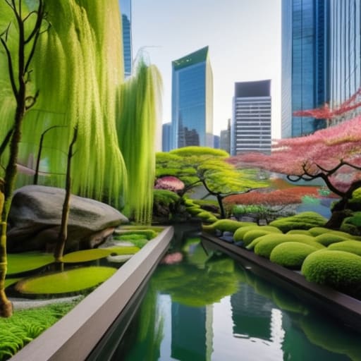 Finding Green Spaces in Japanese Cities