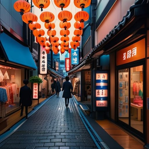 Exploring Shopping Districts in Japanese Cities