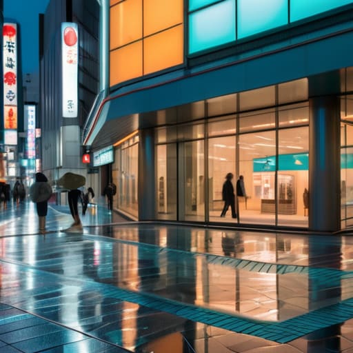 Exploring modern osaka urban design.