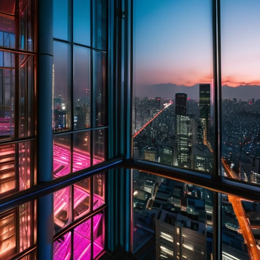 The Metropolitan Government Building and Shinjuku Skyline Views.