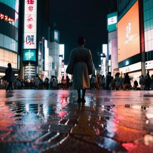 The Quiet After the Scramble in Shibuya.