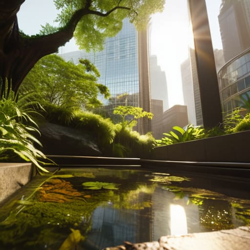 Finding quiet green spaces in urban areas.