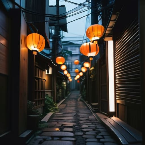 The Geometry of the Quiet City alleys.
