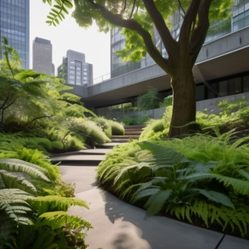 Finding quiet green spaces in urban areas.