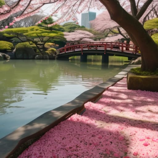 Visitors exploring Shinjuku Gyoen Park.