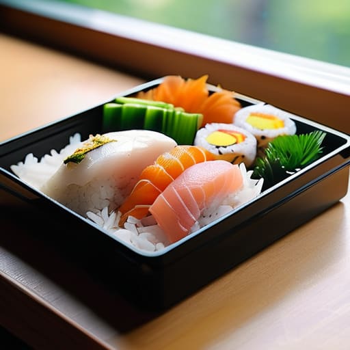 Ekiben meal on the way to The Final Destination.