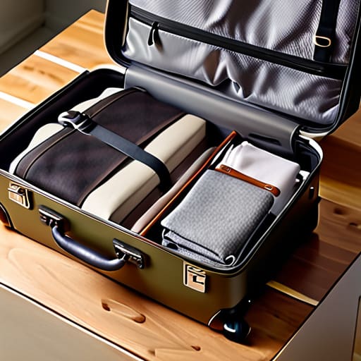 Organized luggage for The Final Inventory.
