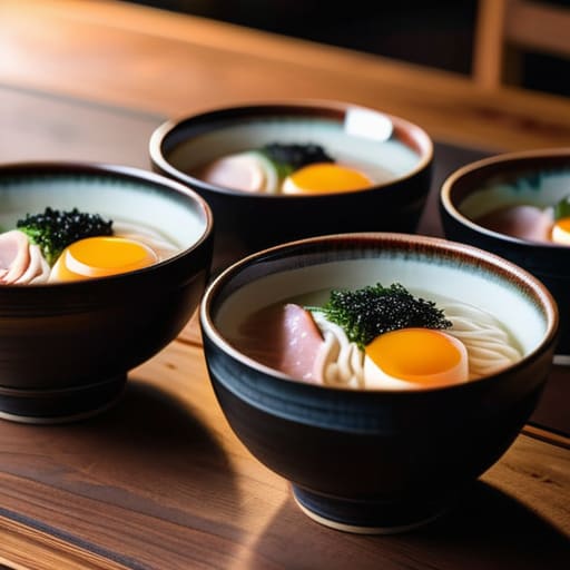 Comparison of various ramen broth styles.